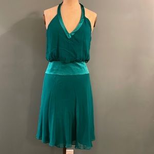 Beautiful Silk Halter Dress by Laundry- Shelli Segal